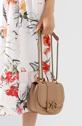 Женская сумка dg amore DOLCE & GABBANA бежевого цвета по цене 152000 руб., арт. BB6677/AK295 | Фото 2 Женская сумка dg amore DOLCE & GABBANA бежевого цвета, арт. BB6677/AK295 | Фото 2