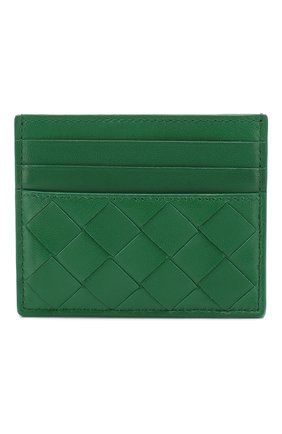 Женский кожаный футляр для кредитных карт BOTTEGA VENETA зеленого цвета по цене 17650 руб., арт. 608078/VCPP3 | Фото 1 Женский кожаный футляр для кредитных карт BOTTEGA VENETA зеленого цвета, арт. 608078/VCPP3 | Фото 1