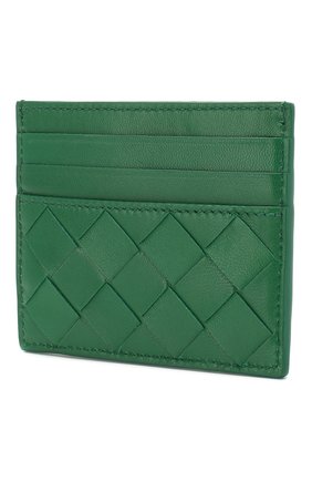 Женский кожаный футляр для кредитных карт BOTTEGA VENETA зеленого цвета по цене 17650 руб., арт. 608078/VCPP3 | Фото 2 Женский кожаный футляр для кредитных карт BOTTEGA VENETA зеленого цвета, арт. 608078/VCPP3 | Фото 2