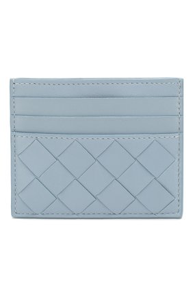 Женский кожаный футляр для кредитных карт BOTTEGA VENETA голубого цвета по цене 17650 руб., арт. 608078/VCPP3 | Фото 1 Женский кожаный футляр для кредитных карт BOTTEGA VENETA голубого цвета, арт. 608078/VCPP3 | Фото 1