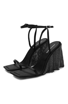 Женские текстильные босоножки blake ALEXANDER WANG черного цвета по цене 73450 руб., арт. 30C120P091 | Фото 1 Женские текстильные босоножки blake ALEXANDER WANG черного цвета, арт. 30C120P091 | Фото 1