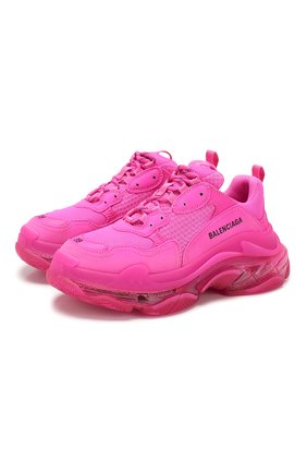 Женские комбинированные кроссовки triple s BALENCIAGA фуксия цвета по цене 79950 руб., арт. 544351/W2FG1 | Фото 1 Женские комбинированные кроссовки triple s BALENCIAGA фуксия цвета, арт. 544351/W2FG1 | Фото 1