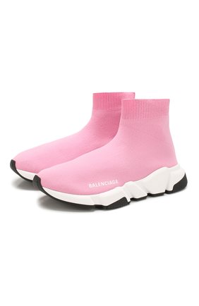 Женские текстильные кроссовки speed BALENCIAGA светло-розового цвета по цене 53950 руб., арт. 587280/W1702 | Фото 1 Женские текстильные кроссовки speed BALENCIAGA светло-розового цвета, арт. 587280/W1702 | Фото 1