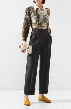 Женские кожаные пенни-лоферы SANTONI желтого цвета по цене 51350 руб., арт. WUGY57751BA1CEPYL60 | Фото 2 Женские кожаные пенни-лоферы SANTONI желтого цвета, арт. WUGY57751BA1CEPYL60 | Фото 2
