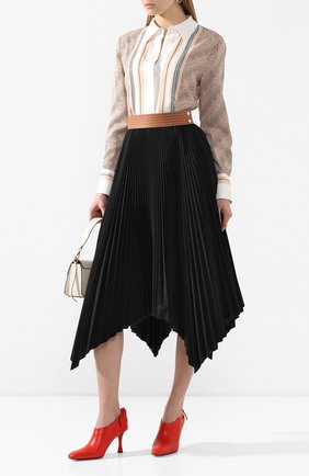 Женские кожаные ботильоны bow tie PROENZA SCHOULER красного цвета по цене 54000 руб., арт. PS34045A/11003 | Фото 2 Женские кожаные ботильоны bow tie PROENZA SCHOULER красного цвета, арт. PS34045A/11003 | Фото 2