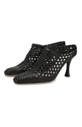 Женские кожаные мюли woven PROENZA SCHOULER черного цвета по цене 63600 руб., арт. PS34046A/11071 | Фото 1 Женские кожаные мюли woven PROENZA SCHOULER черного цвета, арт. PS34046A/11071 | Фото 1