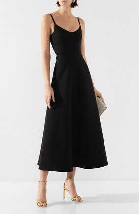 Женские кожаные босоножки bea SAINT LAURENT золотого цвета по цене 63800 руб., арт. 612329/EXV00 | Фото 2 Женские кожаные босоножки bea SAINT LAURENT золотого цвета, арт. 612329/EXV00 | Фото 2