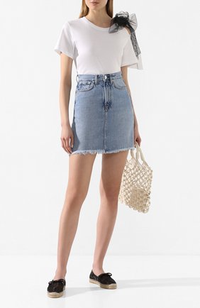 Женские текстильные эспадрильи REDVALENTINO черного цвета по цене 20950 руб., арт. TQ2S0D64/RHN | Фото 2 Женские текстильные эспадрильи REDVALENTINO черного цвета, арт. TQ2S0D64/RHN | Фото 2