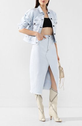 Женские кожаные сапоги lahia ISABEL MARANT белого цвета по цене 87600 руб., арт. LAHIA/BT0039-20P012S | Фото 2 Женские кожаные сапоги lahia ISABEL MARANT белого цвета, арт. LAHIA/BT0039-20P012S | Фото 2