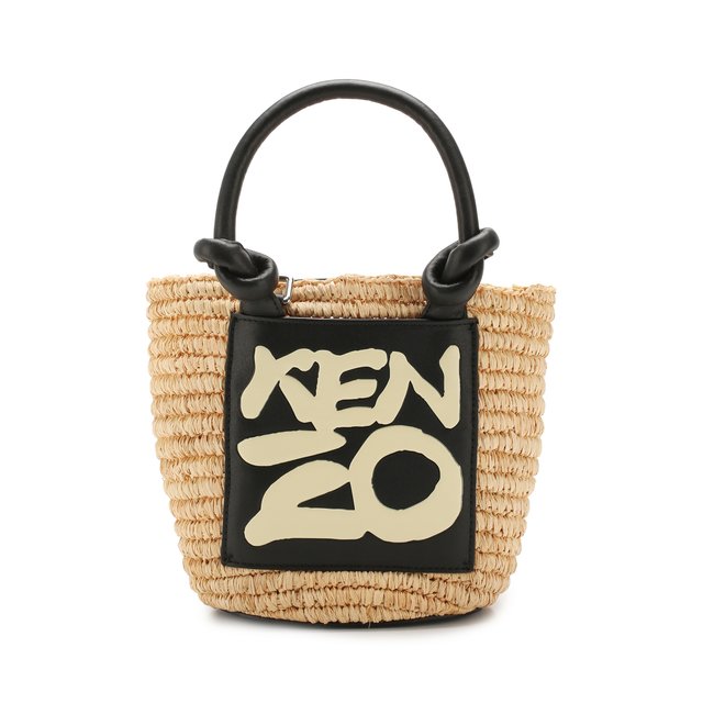 Сумка Basket mini Kenzo FA52SA501B09, цвет бежевый, размер NS