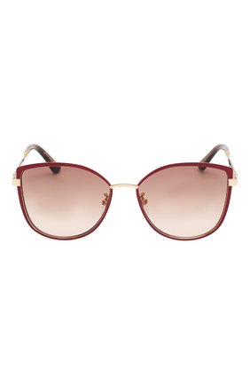 Женские солнцезащитные очки GUCCI красного цвета по цене 30900 руб., арт. GG0589SK 004 | Фото 3 Женские солнцезащитные очки GUCCI красного цвета, арт. GG0589SK 004 | Фото 3