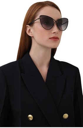 Женские солнцезащитные очки TOM FORD черного цвета по цене 31250 руб., арт. TF786 02B | Фото 2 Женские солнцезащитные очки TOM FORD черного цвета, арт. TF786 02B | Фото 2