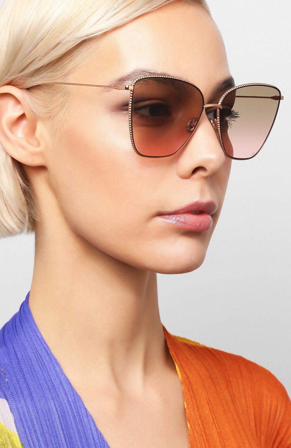 Женские солнцезащитные очки DIOR розового цвета по цене 33000 руб., арт. DI0RS0CIETY1 DDB | Фото 2 Женские солнцезащитные очки DIOR розового цвета, арт. DI0RS0CIETY1 DDB | Фото 2