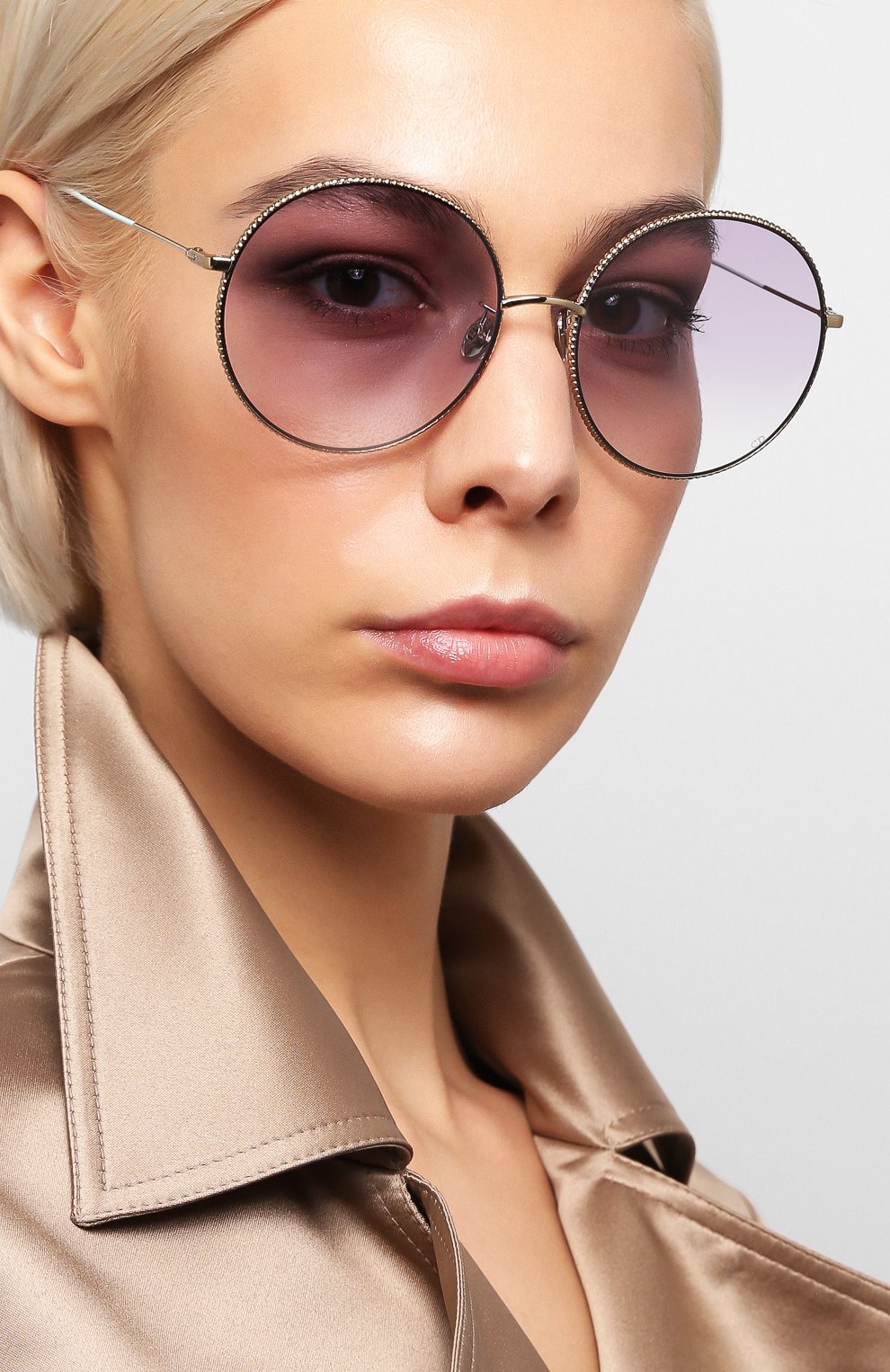 Женские солнцезащитные очки DIOR сиреневого цвета по цене 33000 руб., арт. DI0RS0CIETY2F 3YG | Фото 2 Женские солнцезащитные очки DIOR сиреневого цвета, арт. DI0RS0CIETY2F 3YG | Фото 2