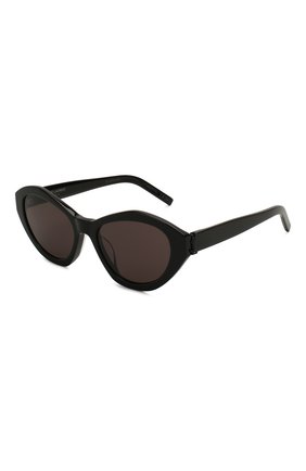 Женские солнцезащитные очки SAINT LAURENT черного цвета по цене 32500 руб., арт. SL M60 001 | Фото 1 Женские солнцезащитные очки SAINT LAURENT черного цвета, арт. SL M60 001 | Фото 1