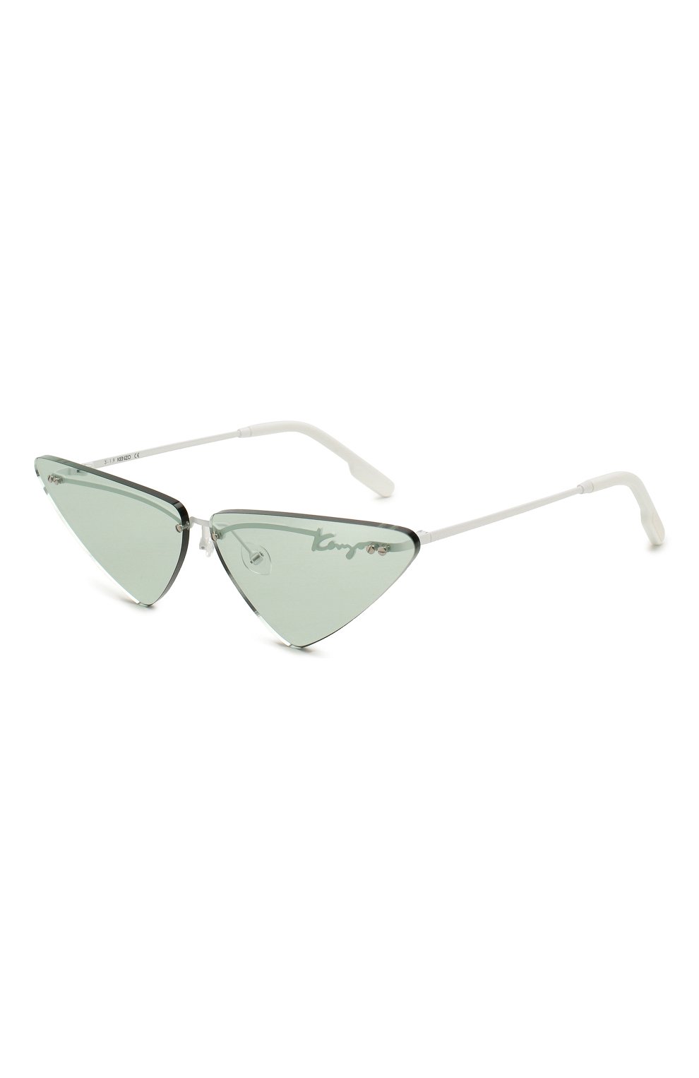 Женские солнцезащитные очки KENZO голубого цвета, арт. KZ40026U 21N | Фото 1