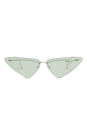 Женские солнцезащитные очки KENZO голубого цвета по цене 15300 руб., арт. KZ40026U 21N | Фото 3 Женские солнцезащитные очки KENZO голубого цвета, арт. KZ40026U 21N | Фото 3