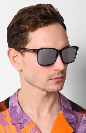 Женские солнцезащитные очки DIOR синего цвета по цене 22350 руб., арт. DI0RB24.2F PJP | Фото 2 Женские солнцезащитные очки DIOR синего цвета, арт. DI0RB24.2F PJP | Фото 2