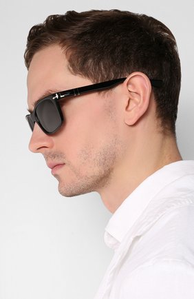 Женские солнцезащитные очки PERSOL черного цвета по цене 11900 руб., арт. 3048S-95/31 | Фото 3 Женские солнцезащитные очки PERSOL черного цвета, арт. 3048S-95/31 | Фото 3