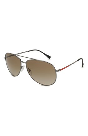 Мужские солнцезащитные очки PRADA LINEA ROSSA серого цвета по цене 14500 руб., арт. 55US-5AV1X1 | Фото 1 Мужские солнцезащитные очки PRADA LINEA ROSSA серого цвета, арт. 55US-5AV1X1 | Фото 1