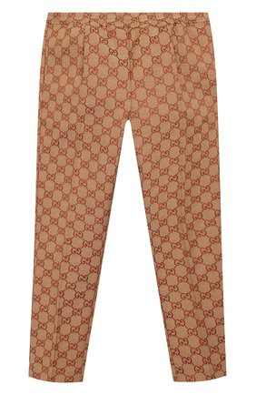 Детские хлопковые брюки GUCCI бежевого цвета по цене 24100 руб., арт. 574015/XWAEZ | Фото 1 Детские хлопковые брюки GUCCI бежевого цвета, арт. 574015/XWAEZ | Фото 1