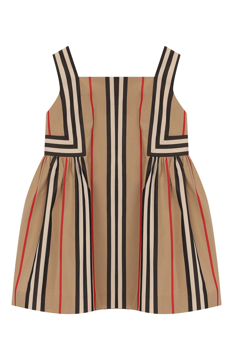 Женский лопковое платье BURBERRY бежевого цвета, арт. 8027492 | Фото 1