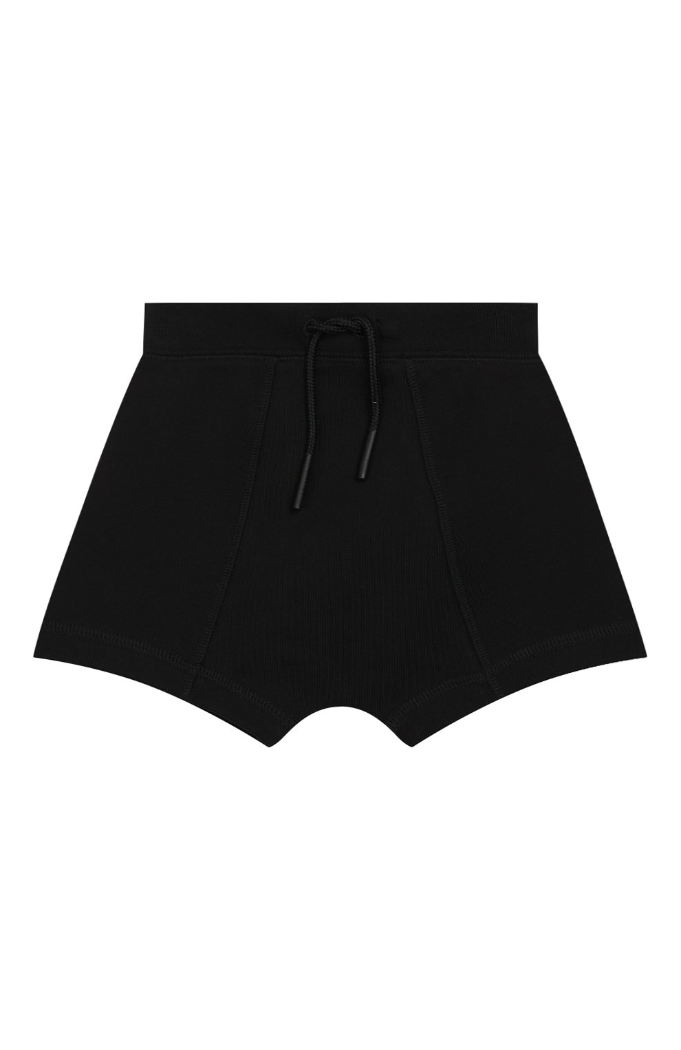 Детские хлопковые шорты BURBERRY черного цвета, арт. 8026182 | Фото 1 (Материал внешний: Хлопок; Ростовка одежда: 3 года | 98 см)