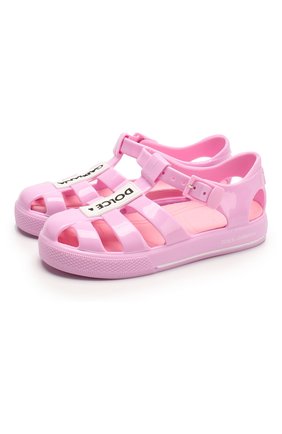 Детские босоножки DOLCE & GABBANA розового цвета по цене 8640 руб., арт. DN0115/AK498/29-36 | Фото 1 Детские босоножки DOLCE & GABBANA розового цвета, арт. DN0115/AK498/29-36 | Фото 1