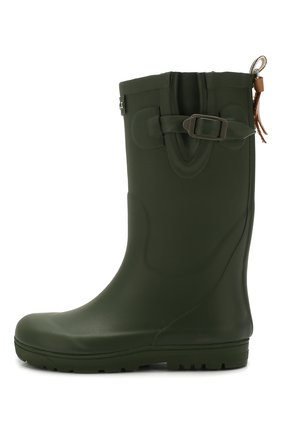 Детские резиновые сапоги AIGLE хаки цвета по цене 3310 руб., арт. 243373/W00DYP0P. | Фото 2 Детские резиновые сапоги AIGLE хаки цвета, арт. 243373/W00DYP0P. | Фото 2