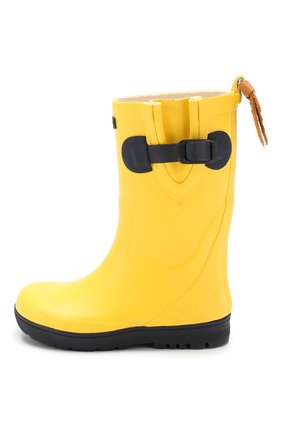 Детские сапоги резиновые AIGLE желтого цвета по цене 3310 руб., арт. 2433P2/W00DYP0P. | Фото 2 Детские сапоги резиновые AIGLE желтого цвета, арт. 2433P2/W00DYP0P. | Фото 2