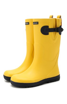 Детские сапоги резиновые AIGLE желтого цвета по цене 3310 руб., арт. 2433P3/W00DYP0P. | Фото 1 Детские сапоги резиновые AIGLE желтого цвета, арт. 2433P3/W00DYP0P. | Фото 1