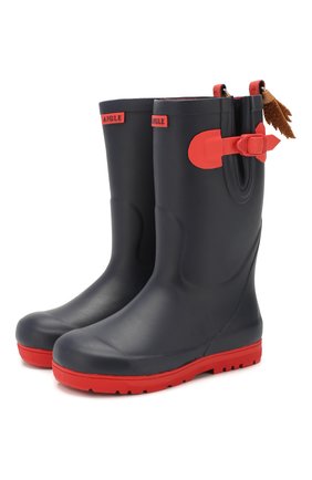 Детские резиновые сапоги AIGLE синего цвета по цене 3760 руб., арт. 243662/W00DYP0P IS0 | Фото 1 Детские резиновые сапоги AIGLE синего цвета, арт. 243662/W00DYP0P IS0 | Фото 1