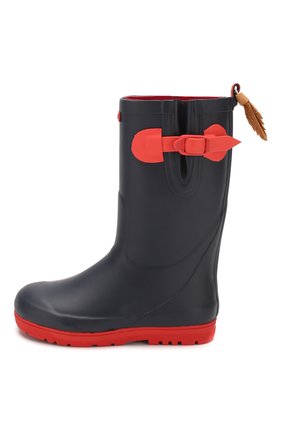 Детские резиновые сапоги AIGLE синего цвета по цене 3760 руб., арт. 243662/W00DYP0P IS0 | Фото 2 Детские резиновые сапоги AIGLE синего цвета, арт. 243662/W00DYP0P IS0 | Фото 2