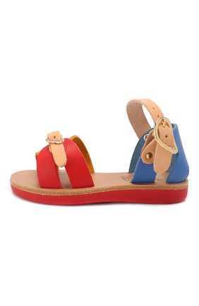 Детские кожаные босоножки ANCIENT GREEK SANDALS разноцветного цвета по цене 10350 руб., арт. LITTLE VASS0 S0FT/BRIGHT MIX | Фото 2 Детские кожаные босоножки ANCIENT GREEK SANDALS разноцветного цвета, арт. LITTLE VASS0 S0FT/BRIGHT MIX | Фото 2
