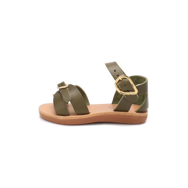 Кожаные босоножки Ancient Greek Sandals LITTLE VASS0 S0FT/M0SS Фото 2