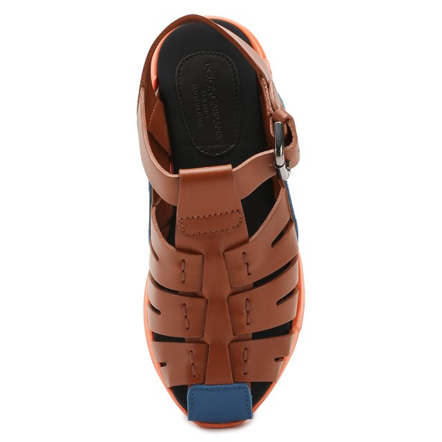 Кожаные сандалии Dolce & Gabbana DA0910/A1048/37-39 Фото 4