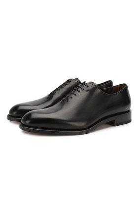 Мужские кожаные оксфорды SALVATORE FERRAGAMO черного цвета по цене 87000 руб., арт. Z-07078253E | Фото 1 Мужские кожаные оксфорды SALVATORE FERRAGAMO черного цвета, арт. Z-07078253E | Фото 1