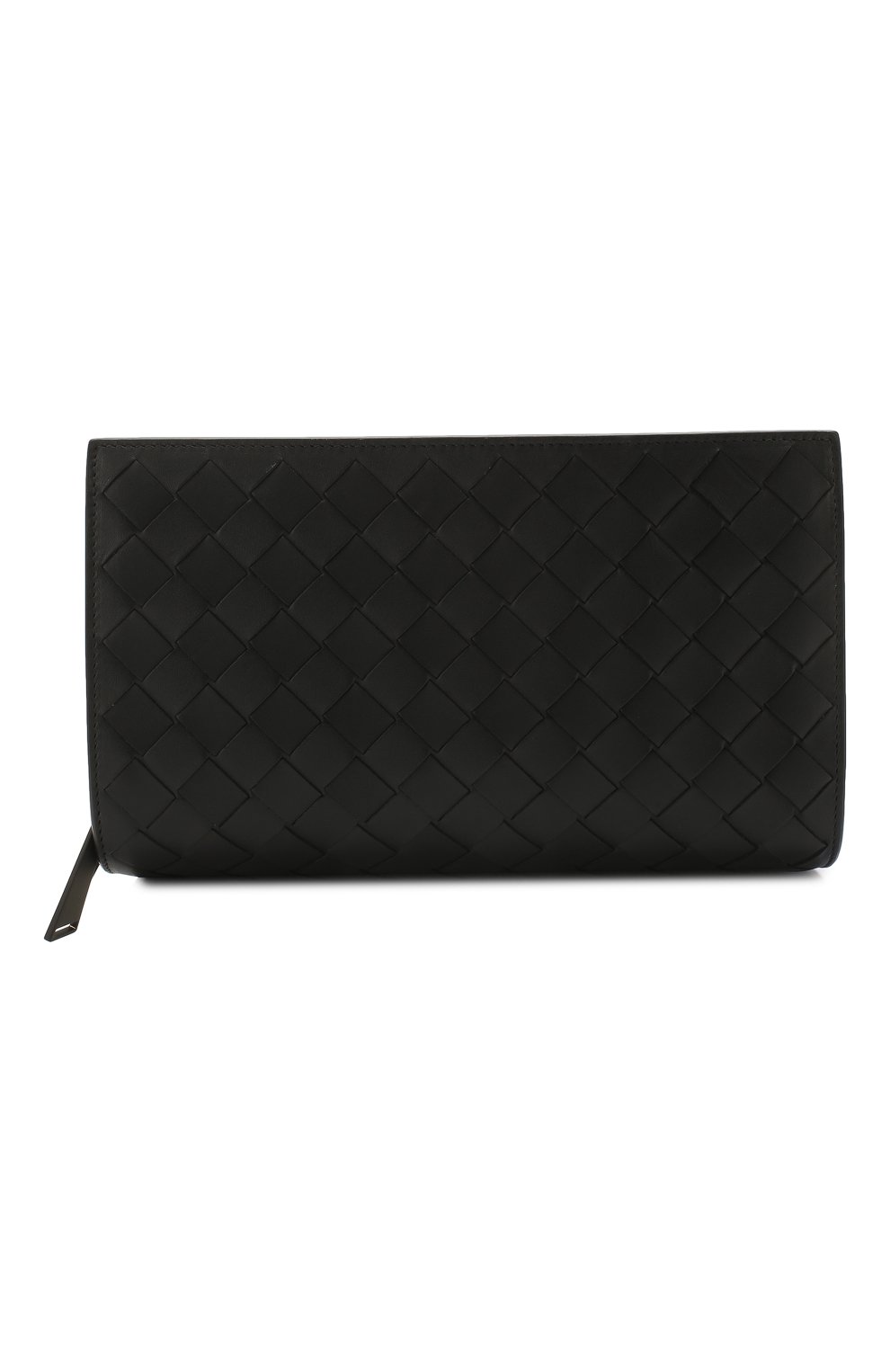 Мужской кожаный несессер BOTTEGA VENETA черного цвета, арт. 598749/VCPQ1 | Фото 1 (Материал: Натуральная кожа)