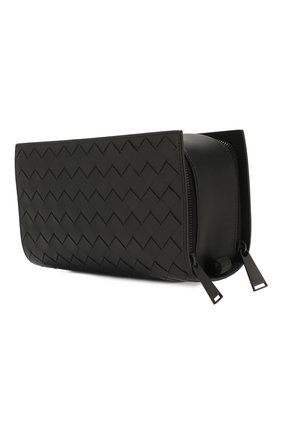 Мужской кожаный несессер BOTTEGA VENETA черного цвета по цене 86700 руб., арт. 598749/VCPQ1 | Фото 2 Мужской кожаный несессер BOTTEGA VENETA черного цвета, арт. 598749/VCPQ1 | Фото 2