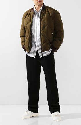 Мужской шерстяные брюки JIL SANDER черного цвета по цене 62200 руб., арт. JSMQ310801-MQ201500 | Фото 2 Мужской шерстяные брюки JIL SANDER черного цвета, арт. JSMQ310801-MQ201500 | Фото 2