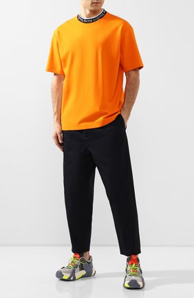 Мужской хлопковые брюки JIL SANDER темно-синего цвета по цене 37800 руб., арт. JSMQ312031-MQ243800 | Фото 2 Мужской хлопковые брюки JIL SANDER темно-синего цвета, арт. JSMQ312031-MQ243800 | Фото 2