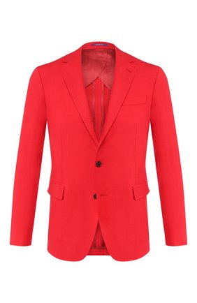 Мужской льняной пиджак RALPH LAUREN красного цвета по цене 132500 руб., арт. 798800235 | Фото 1 Мужской льняной пиджак RALPH LAUREN красного цвета, арт. 798800235 | Фото 1