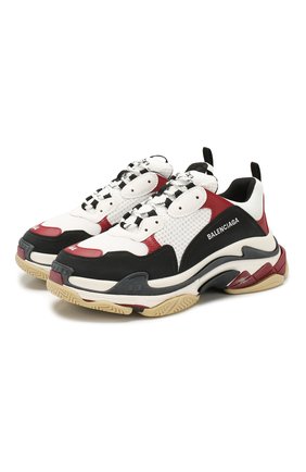 Мужские комбинированные кроссовки triple s BALENCIAGA белого цвета по цене 75300 руб., арт. 536737/W090M | Фото 1 Мужские комбинированные кроссовки triple s BALENCIAGA белого цвета, арт. 536737/W090M | Фото 1