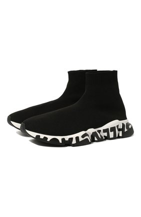 Мужские текстильные кроссовки speed BALENCIAGA черного цвета по цене 43225 руб., арт. 605972/W05GE | Фото 1 Мужские текстильные кроссовки speed BALENCIAGA черного цвета, арт. 605972/W05GE | Фото 1