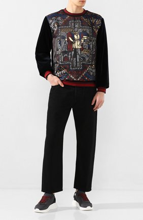 Мужские текстильные кроссовки DSQUARED2 серого цвета по цене 38050 руб., арт. SNM0074 59202581 | Фото 2 Мужские текстильные кроссовки DSQUARED2 серого цвета, арт. SNM0074 59202581 | Фото 2