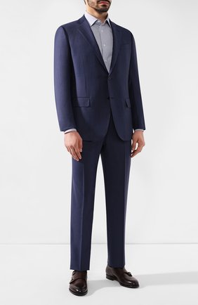 Мужские кожаные монки SANTONI темно-коричневого цвета по цене 48950 руб., арт. MCC013973JJ1I0BRT53 | Фото 2 Мужские кожаные монки SANTONI темно-коричневого цвета, арт. MCC013973JJ1I0BRT53 | Фото 2