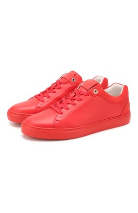 Мужские кожаные кеды HARRYS OF LONDON красного цвета по цене 29150 руб., арт. T0M NAPPA LEATHER/TECH | Фото 1 Мужские кожаные кеды HARRYS OF LONDON красного цвета, арт. T0M NAPPA LEATHER/TECH | Фото 1