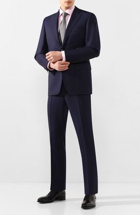 Мужские кожаные оксфорды SANTONI черного цвета по цене 56050 руб., арт. MCPH17110RB2I0BRN01 | Фото 2 Мужские кожаные оксфорды SANTONI черного цвета, арт. MCPH17110RB2I0BRN01 | Фото 2