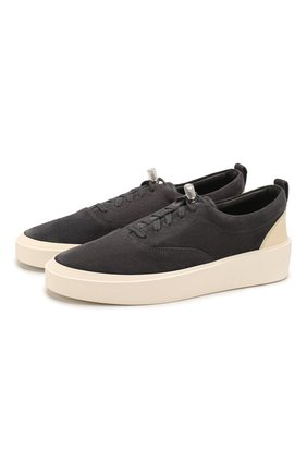 Мужские замшевые кеды FEAR OF GOD серого цвета по цене 35100 руб., арт. C000-7000/SUE | Фото 1 Мужские замшевые кеды FEAR OF GOD серого цвета, арт. C000-7000/SUE | Фото 1