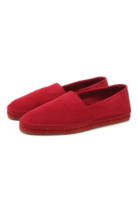 Мужские замшевые эспадрильи GIORGIO ARMANI красного цвета по цене 47400 руб., арт. X2S022/XF450 | Фото 1 Мужские замшевые эспадрильи GIORGIO ARMANI красного цвета, арт. X2S022/XF450 | Фото 1 (Материал внутренний: Натуральная кожа; Материал внешний: Замша, Кожа)